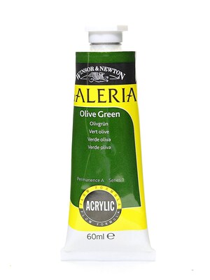 Winsor  And  Newton Galeria Flow Formula Acrylic Colours Olive Green 60 Ml 447 [Pack Of 4] (4PK-2120447)