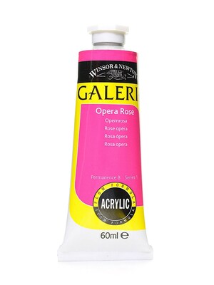 Winsor  And  Newton Galeria Flow Formula Acrylic Colours Opera Rose 60 Ml 448 [Pack Of 4] (4PK-2120448)
