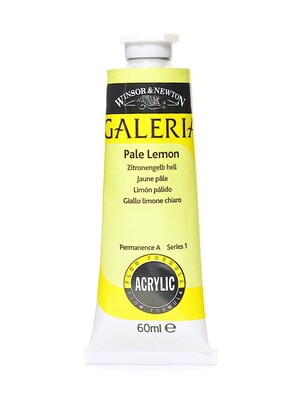Winsor  And  Newton Galeria Flow Formula Acrylic Colours Pale Lemon 60 Ml 434 [Pack Of 4] (4PK-2120434)