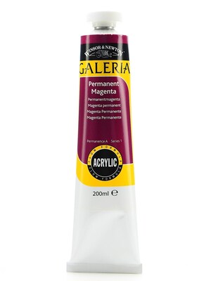 Winsor  And  Newton Galeria Flow Formula Acrylic Colours Permanent Magenta 200 Ml 488 [Pack Of 2] (2PK-2136488)