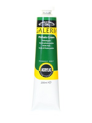 Winsor  And  Newton Galeria Flow Formula Acrylic Colours Phthalo Green 200 Ml 522 [Pack Of 2] (2PK-2136522)
