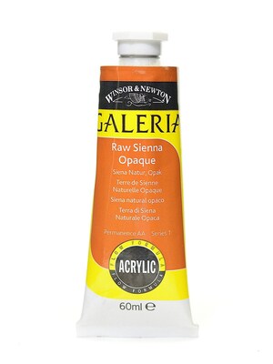 Winsor  And  Newton Galeria Flow Formula Acrylic Colours Raw Sienna Opaque 60 Ml 553 [Pack Of 4] (4PK-2120553)