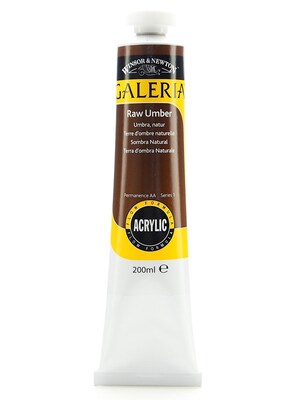 Winsor  And  Newton Galeria Flow Formula Acrylic Colours Raw Umber 200 Ml 554 [Pack Of 2] (2PK-2136554)