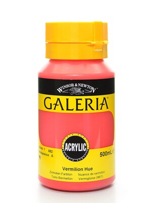 Winsor  And  Newton Galeria Flow Formula Acrylic Colours Vermilion Hue 500 Ml 682 (2150682)