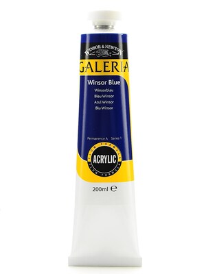 Winsor  And  Newton Galeria Flow Formula Acrylic Colours Winsor Blue 200 Ml 706 (2136706)