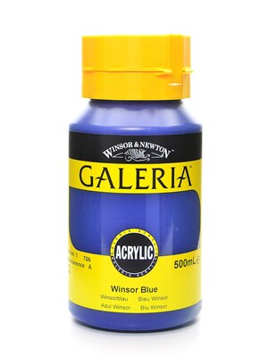 Winsor  And  Newton Galeria Flow Formula Acrylic Colours Winsor Blue 500 Ml 706 (2150706)