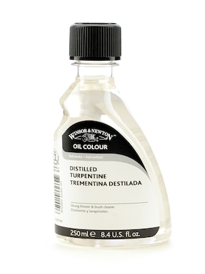 Winsor  And  Newton Oil  And  Alkyd Solvents English Distilled Turpentine 250 Ml (3239744)
