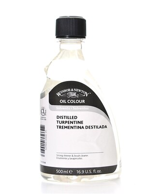 Winsor  And  Newton Oil  And  Alkyd Solvents English Distilled Turpentine 500 Ml (3249744)
