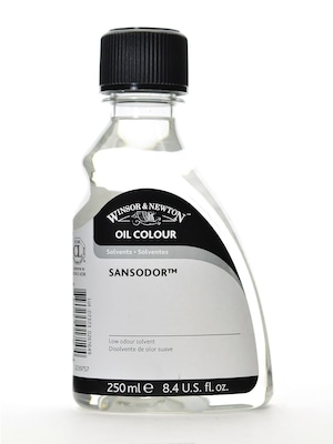 Winsor  And  Newton Oil  And  Alkyd Solvents Sansodor Low Odor Paint Thinner 250 Ml (3239757)