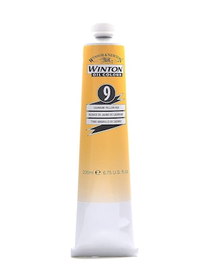Winsor  And  Newton Winton Oil Colours 200 Ml Cadmium Yellow Hue 9 (1437109)