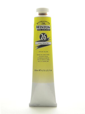Winsor  And  Newton Winton Oil Colours 200 Ml Lemon Yellow Hue 26 (1437346)