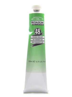 Winsor  And  Newton Winton Oil Colours 200 Ml Permanent Green Light 48 (1437483)