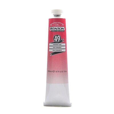 Winsor  And  Newton Winton Oil Colours 200 Ml Permanent Rose 49 (1437502)