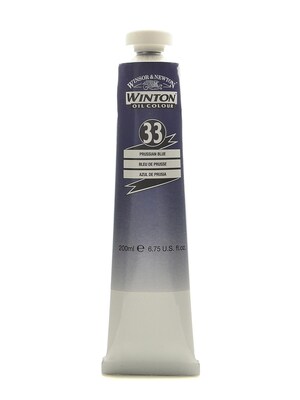 Winsor  And  Newton Winton Oil Colours 200 Ml Prussian Blue 33 (1437538)