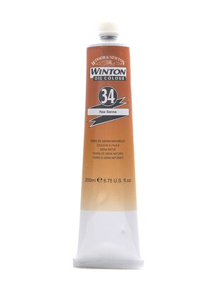 Winsor  And  Newton Winton Oil Colours 200 Ml Raw Sienna 34 (1437552)