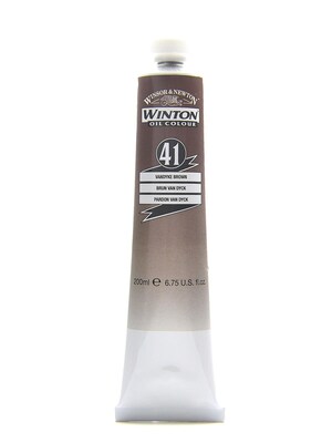 Winsor  And  Newton Winton Oil Colours 200 Ml Vandyke Brown 41 (1437676)