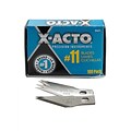 X-Acto No. 11 Stainless Steel Classic Blades Bulk Pack Of 100 (X621)