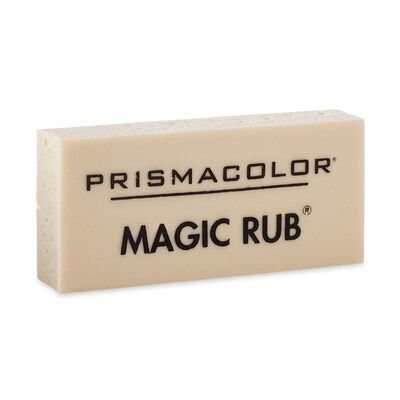 Prismacolor Magic Rub Erasers, Ivory, Dozen (73201)