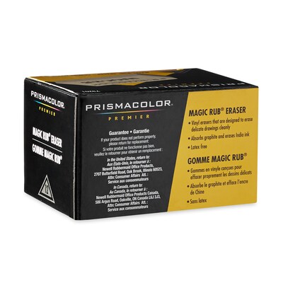 Prismacolor Magic Rub Erasers, Ivory, Dozen (73201)