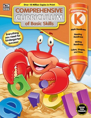 Thinking Kids Comprehensive Curriculum of Basic Skills Workbook, Grade K
