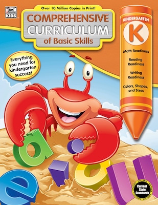 Thinking Kids Comprehensive Curriculum of Basic Skills Workbook, Grade K