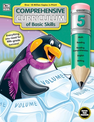 Thinking Kids Comprehensive Curriculum of Basic Skills Workbook, Grade 5