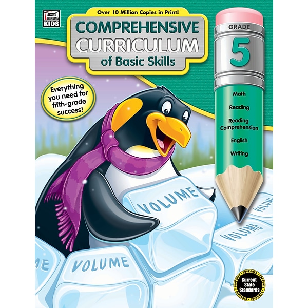 Thinking Kids Comprehensive Curriculum of Basic Skills Workbook, Grade 5