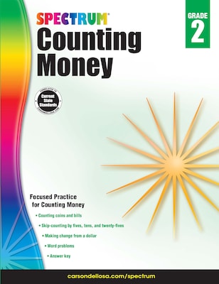 Spectrum Counting Money Workbook, Grade 2