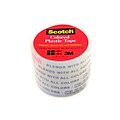 Scotch Colored Plastic Tape Clear 1 1/2 In. [Pack Of 12] (12PK-191CLE)