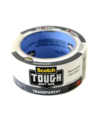 3M Scotch Transparent Duct Tape 1.88 In. X 20 Yd. Roll [Pack Of 3] (3PK-2120A)