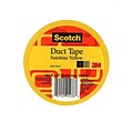 Scotch Colored Duct Tape Sunshine Yellow 1.88 In. X 20 Yd. Roll, 6/Pack, (6PK-920-YLW-C)