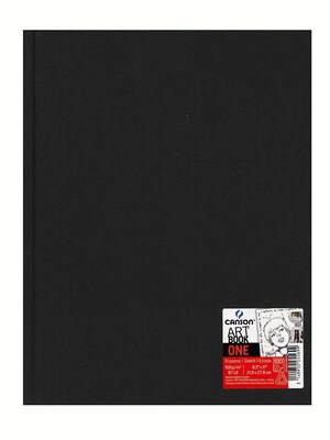 Canson Art Book One Sketch Books, Hardbound, 8-1/2 In. x 11 In., 100 Sheets (200005569)