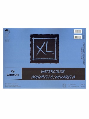 Canson XL Watercolor Pads, 11 In. x 15 In., Pad Of 30 (100510942)