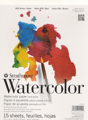 Strathmore Student Art Watercolor Pads 11 In. X 15 In. [Pack Of 3] (3PK-25-111-1)