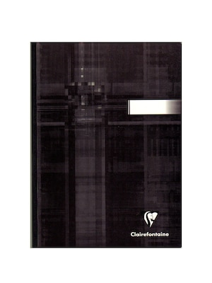Clairefontaine Subject Notebooks, 6 x 8.25, College Ruled, 96 Sheets, Black, 3/Pack (92576-PK3)