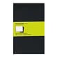 Moleskine Cahier Journal, 5" x 8.25", Black, 80 Pages, 3/Pack (43182-PK3)