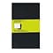 Moleskine Cahier Journal, 5 x 8.25, Black, 80 Pages, 3/Pack (43182-PK3)