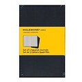 Moleskine Cahier Journals Black, Graph 3 1/2 In. X 5 1/2 In. Pack Of 3, 64 Pages Each [Pack Of 3] (3PK-9788883704901)