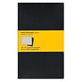 Moleskine Cahier Journals Black, Graph 5 In. X 8 1/4 In. Pack Of 3, 80 Pages Each [Pack Of 3] (3PK-9788883704963)