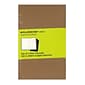 Moleskine Cahier Pocket Journal, 3.5" x 5.5", Brown, 64 Pages, 3/Pack (43192-PK3)