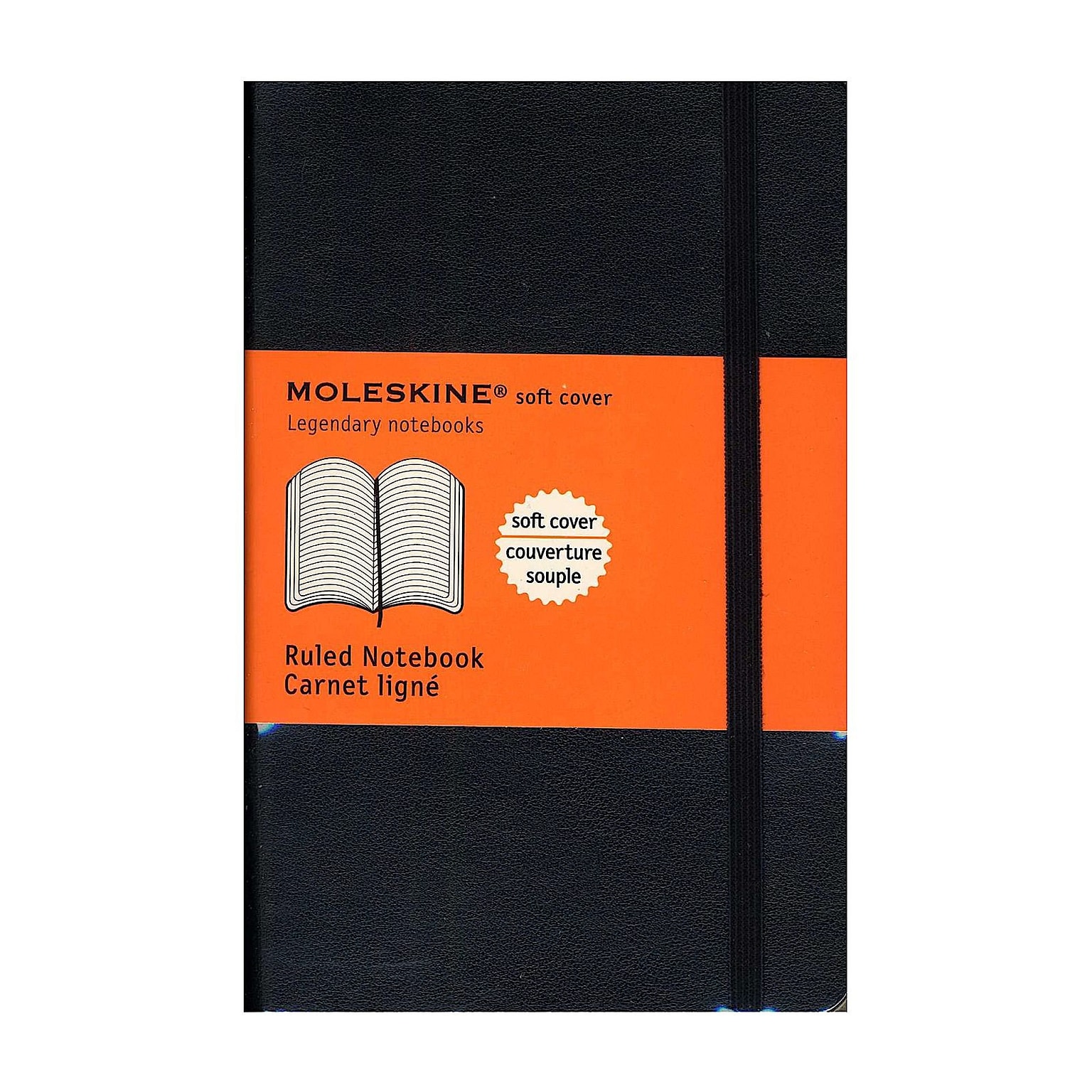 Moleskine Classic Soft Cover Notebooks Ruled 3 1/2 In. X 5 1/2 In. 192 Pages [Pack Of 3] (3PK-9788883707100)