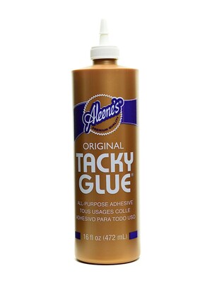 Aleenes Original Tacky Craft Glue, 16 oz., White, 6/Pack (26821-PK6)