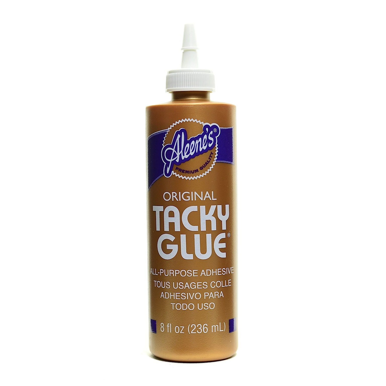 Aleenes Original Tacky Craft Glue, 8 oz., White, 6/Pack (15510-PK6)