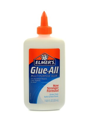 Elmers Removable School Glue, 8 oz., White, 6/Pack (47640-PK6)