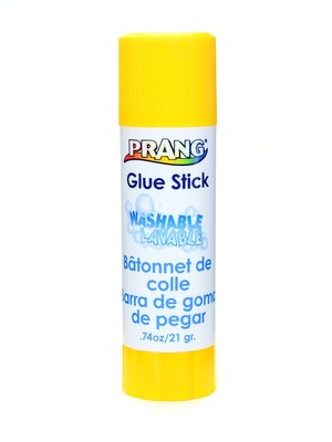 Prang Washable Glue Sticks, .74 oz., 12/Pack (29543-PK12)