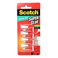 Scotch Single Use Super Glue Gel 0.017 Oz. Pack Of 4 [Pack Of 6] (6PK-AD119)