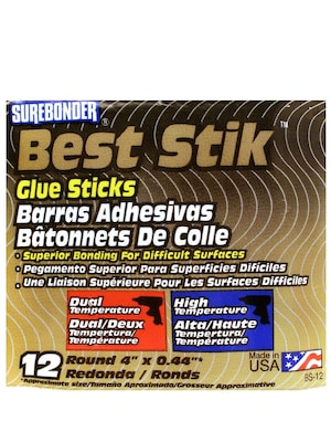 Chenille Kraft Kraft Refill Glue Sticks, 2.12 oz., 6/Pack (CK3351