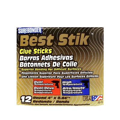 Surebonder Best Stik Glue Sticks Pack Of 12 [Pack Of 6] (6PK-BS-12)