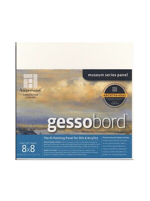 Ampersand Gessobord 8 In. X 8 In. 1/8 In. Each [Pack Of 3] (3PK-GBS088)