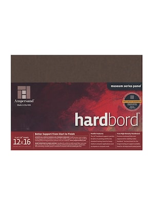 Ampersand Hardbord 12 In. X 16 In. Each [Pack Of 3] (3PK-HB12)